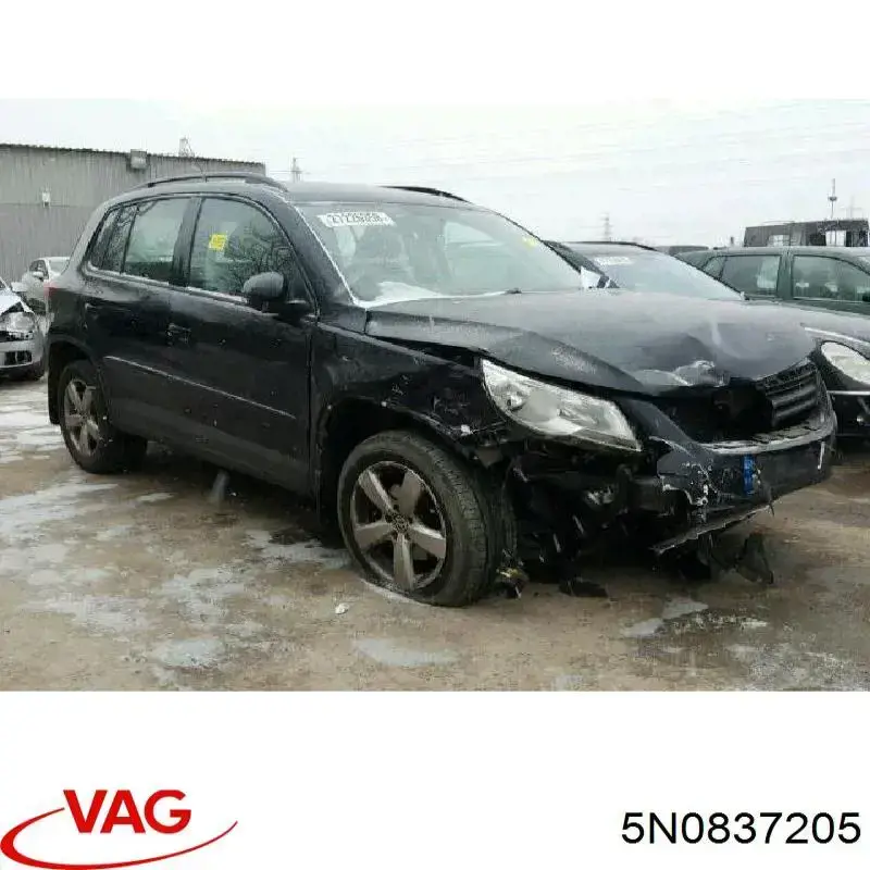 Maçaneta externa da porta dianteira VAG 5N0837205
