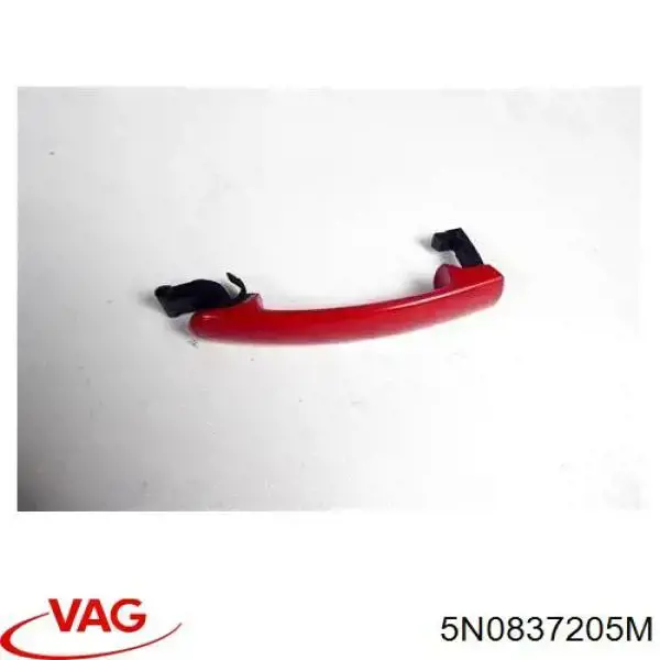 Maçaneta externa dianteira/traseira da porta direita VAG 5N0837205M preço, a partir de 28,58 USD
