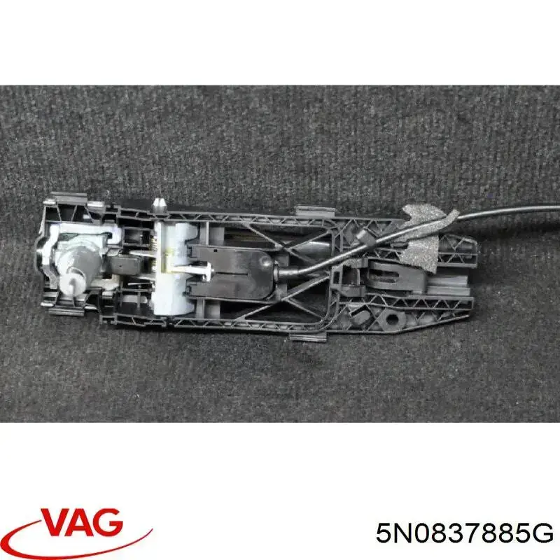 Suporte de maçaneta externa da porta dianteira esquerda VAG 5N0837885F preço, a partir de 27,88 USD