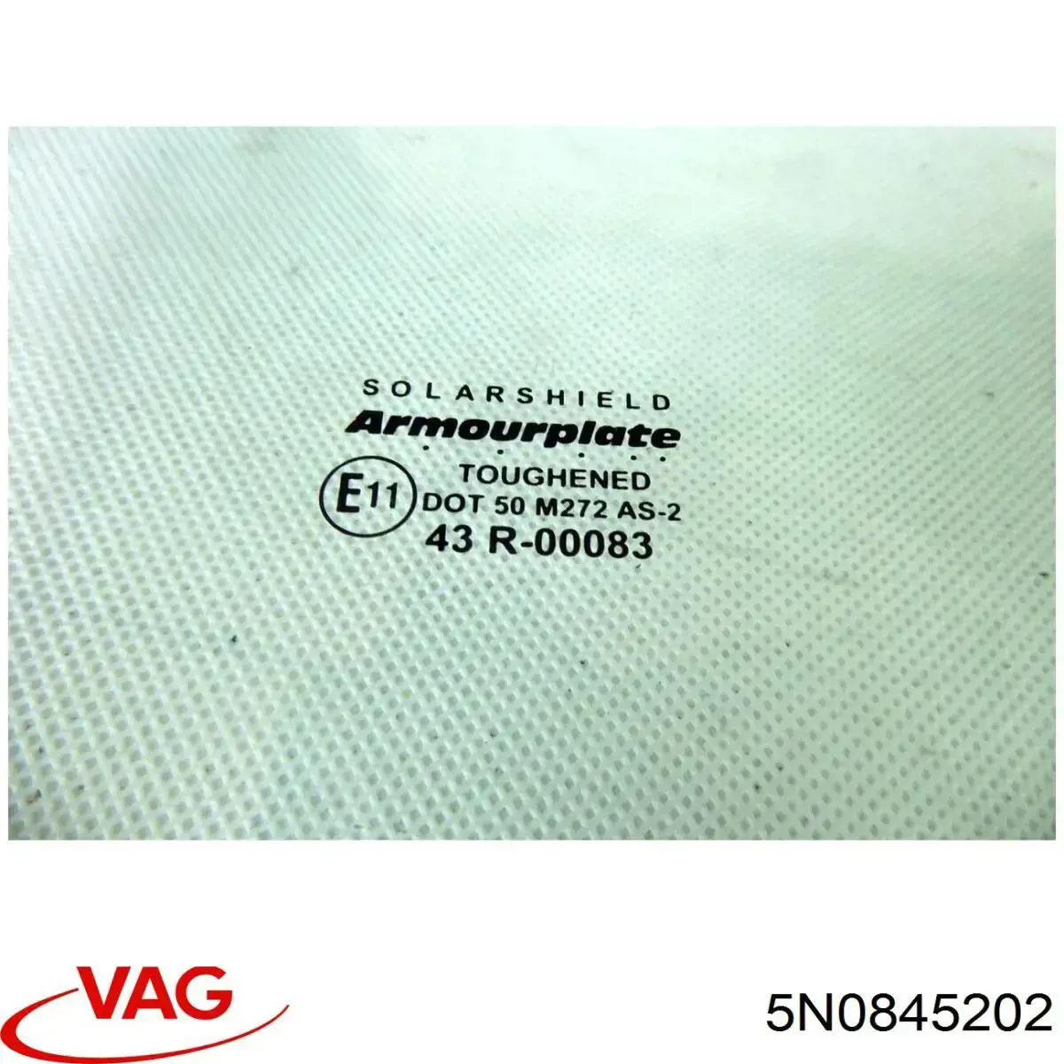 Vidro da porta dianteira direita VAG 5N0845202 preço, a partir de 51,64 USD