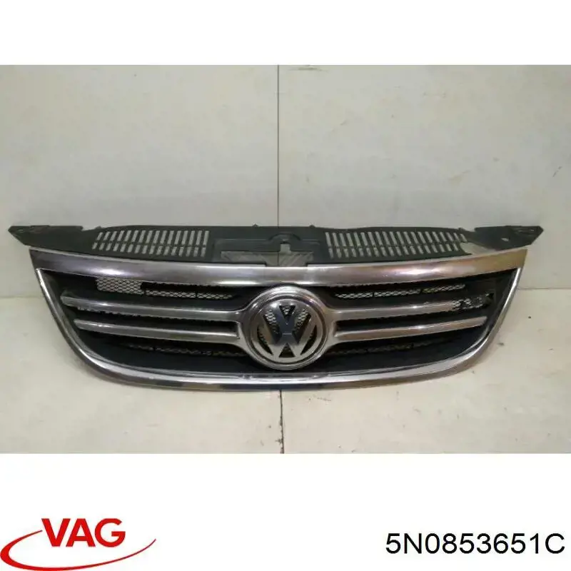 Grelha do radiador VAG 5N0853651C preço, a partir de 161,07 USD