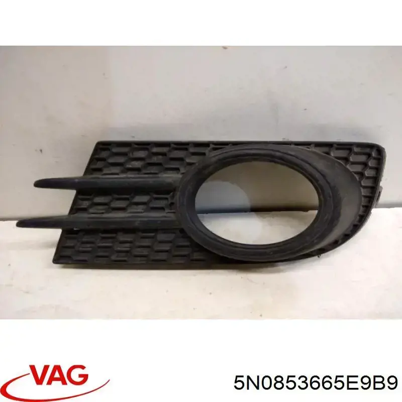 5N0853665E9B9 VAG Borda (orla) das luzes de nevoeiro esquerda
