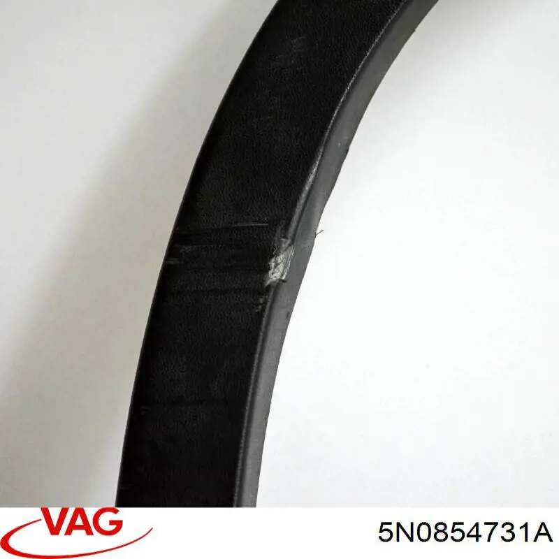 5N0854731A VAG Expansor (placa sobreposta) de arco do pára-lama dianteiro esquerdo