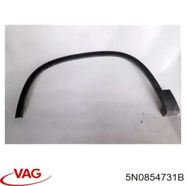 Expansor (placa sobreposta) de arco do pára-lama dianteiro esquerdo VAG 5N0854731B preço, a partir de 27,59 USD
