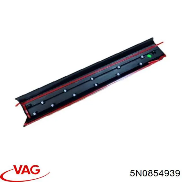 5N0854939 VAG Moldura da porta dianteira esquerda