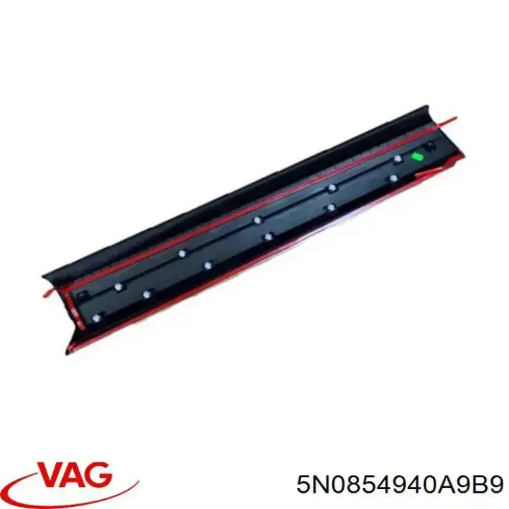 5N0854940A9B9 VAG Moldura da porta dianteira direita
