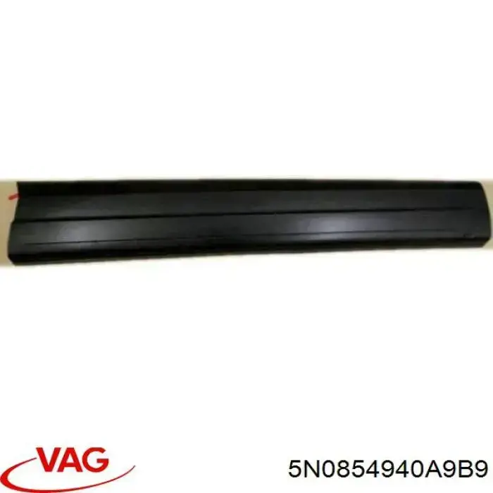 Moldura da porta dianteira direita VAG 5N0854940A9B9 preço, a partir de 38,24 USD