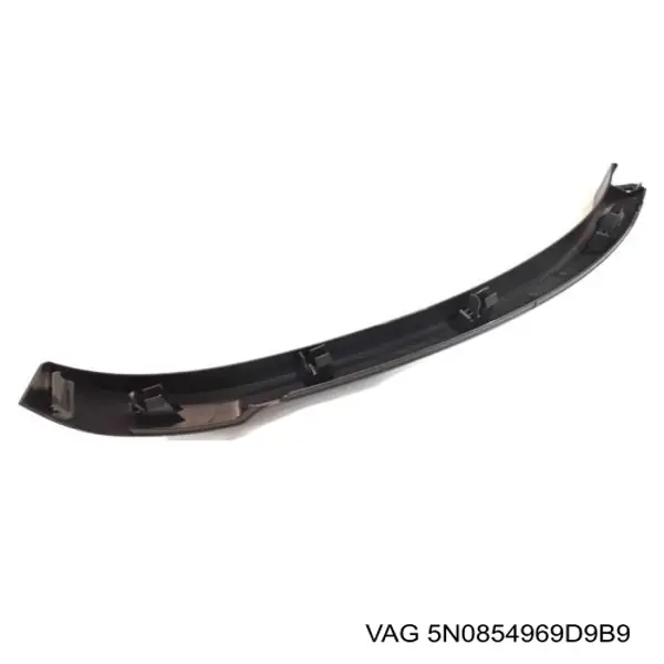 Expansor esquerdo (placa sobreposta) de arco do pára-lama traseiro 5N0854969D9B9 VAG