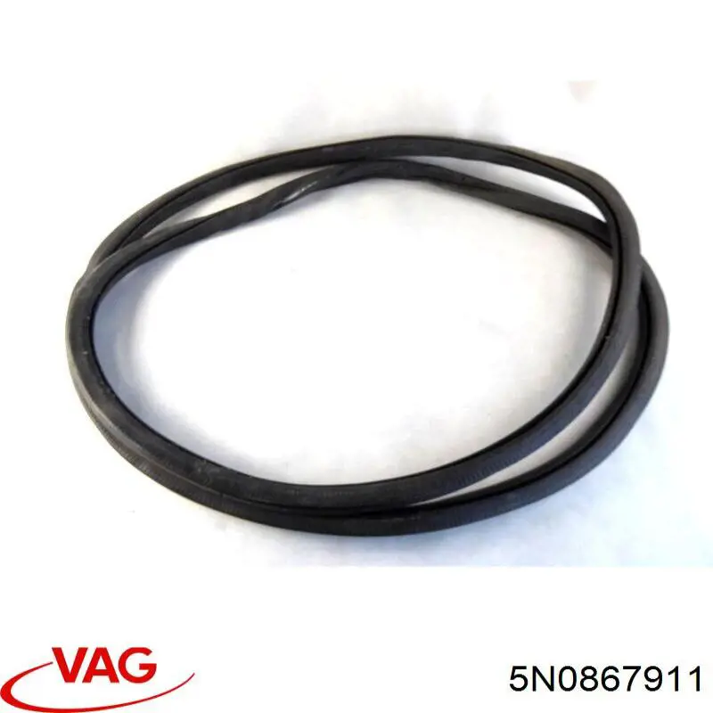 5N0867911 VAG Compactador da porta dianteira (na carroçaria)