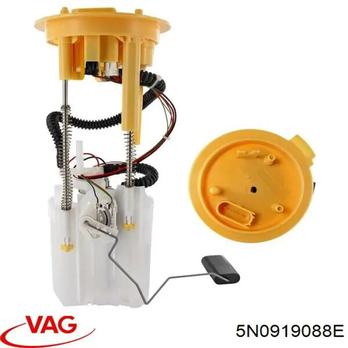 5N0919088E VAG Módulo de bomba de combustível com sensor do nível de combustível