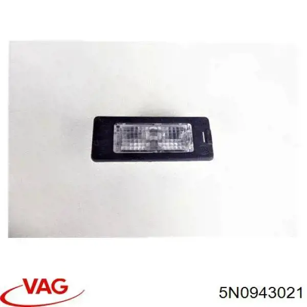 5N0943021 VAG Lanterna da luz de fundo de matrícula traseira