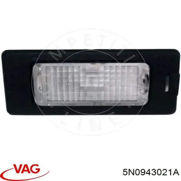 5N0943021A VAG Lanterna da luz de fundo de matrícula traseira