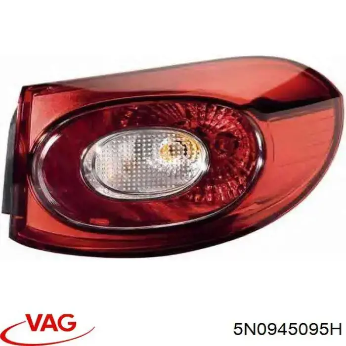 5N0945095H VAG Lanterna traseira esquerda externa