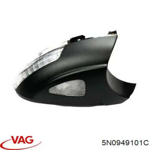 Pisca-pisca de espelho esquerdo VAG 5N0949101C preço, a partir de 37,88 USD