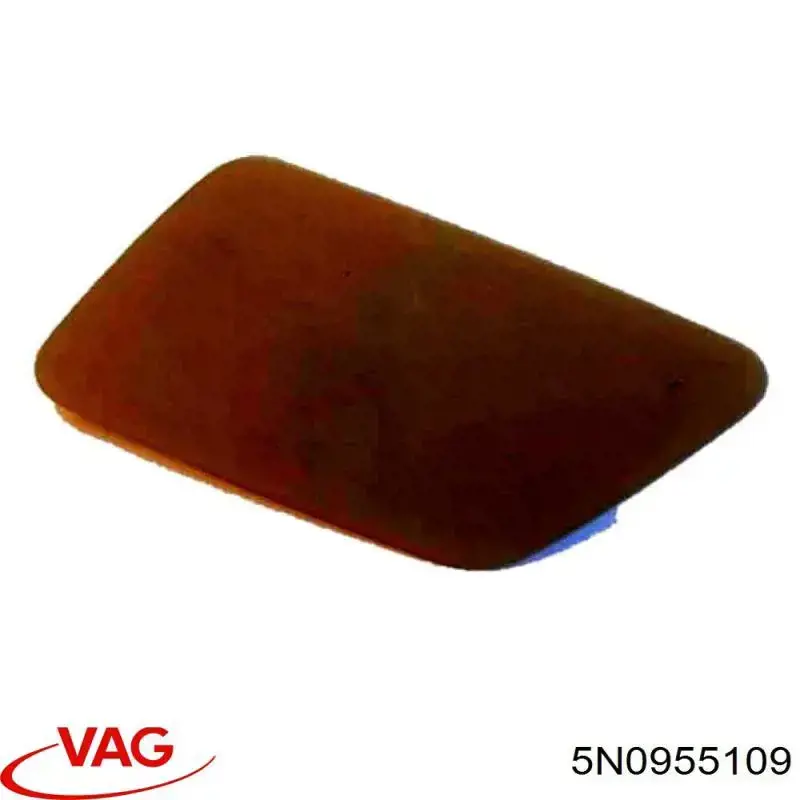 5N0955109 VAG Placa sobreposta do injetor de fluido para lavador da luz dianteira