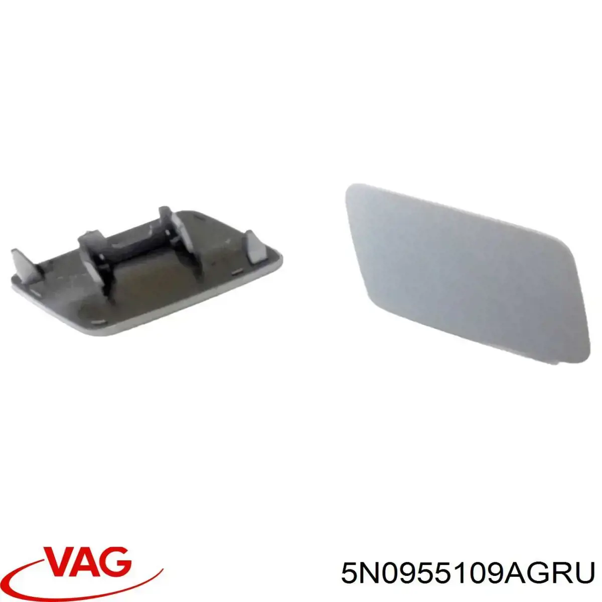 Compre 5N0955109A VAG Placa sobreposta do injetor de fluido para lavador da luz dianteira