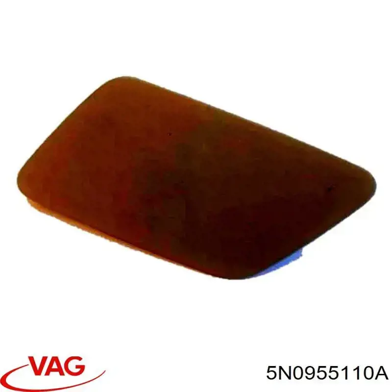 5N0955110A VAG Placa sobreposta do injetor de fluido para lavador da luz dianteira