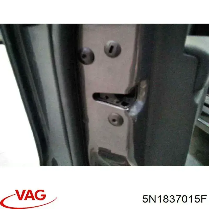 5N1837015F VAG Fecho da porta dianteira esquerda