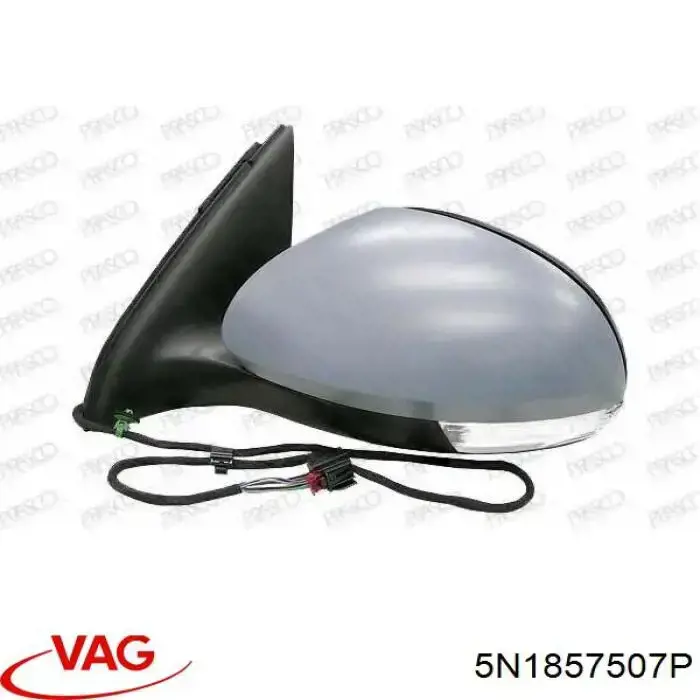 5N1857507P VAG Espelho de retrovisão esquerdo