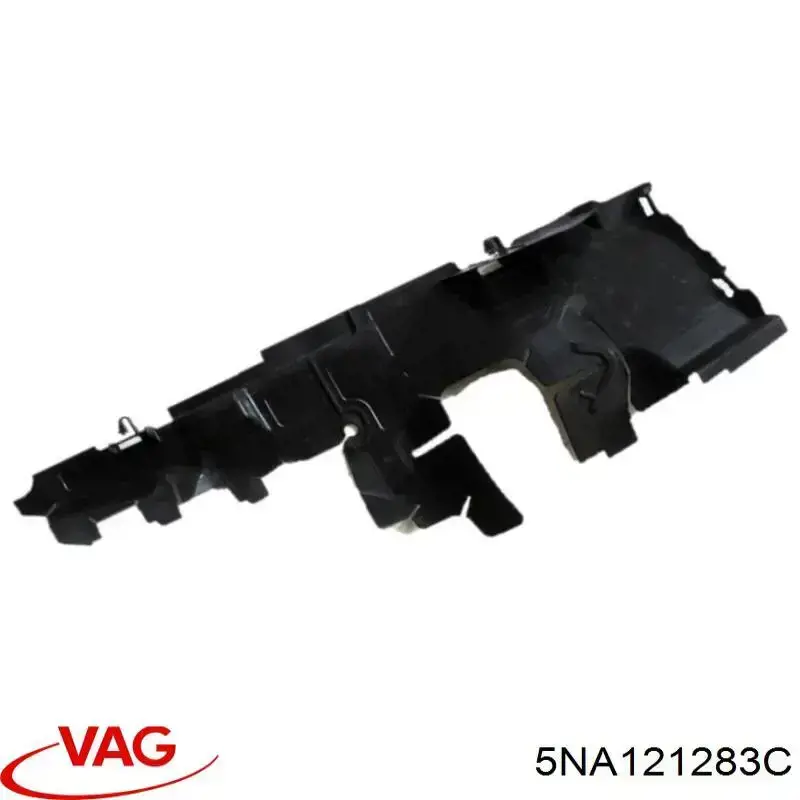 Conduto de ar (defletor) esquerdo do radiador VAG 5NA121283C preço, a partir de 29,81 USD