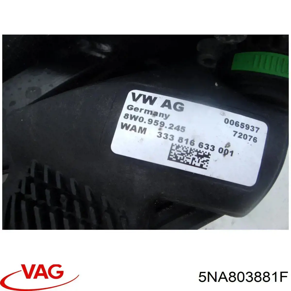 Compre 5NA803881F VAG Gancho de reboque (esfera) de dispositivo de reboque