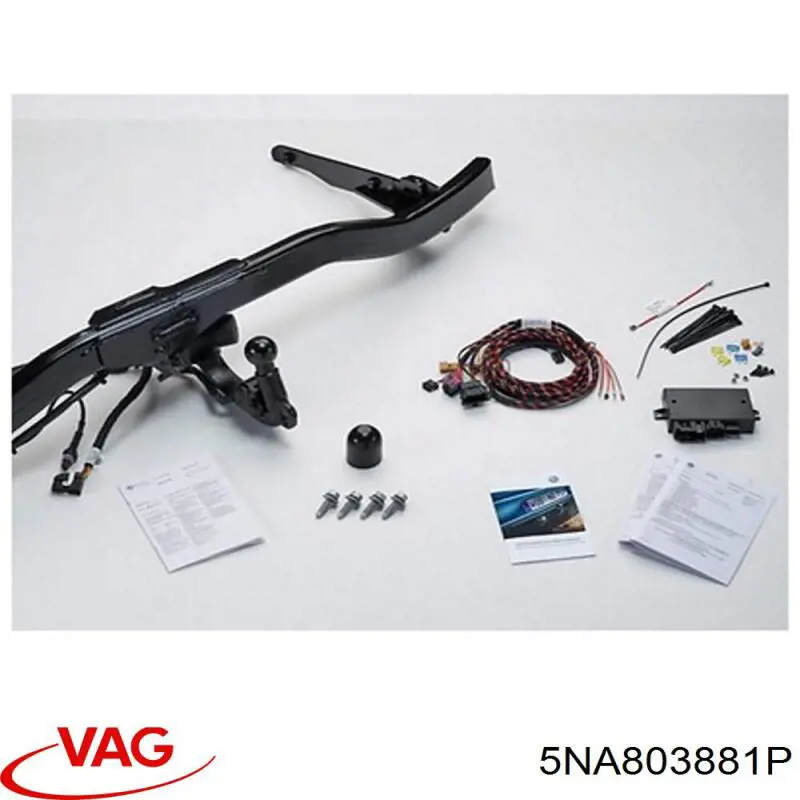 5NA803881P VAG Gancho de reboque (esfera) de dispositivo de reboque