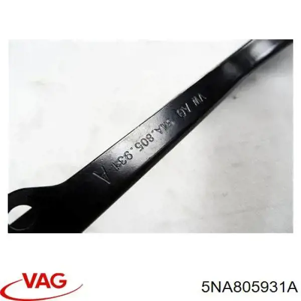 5NA805931A VAG Consola superior esquerda do radiador