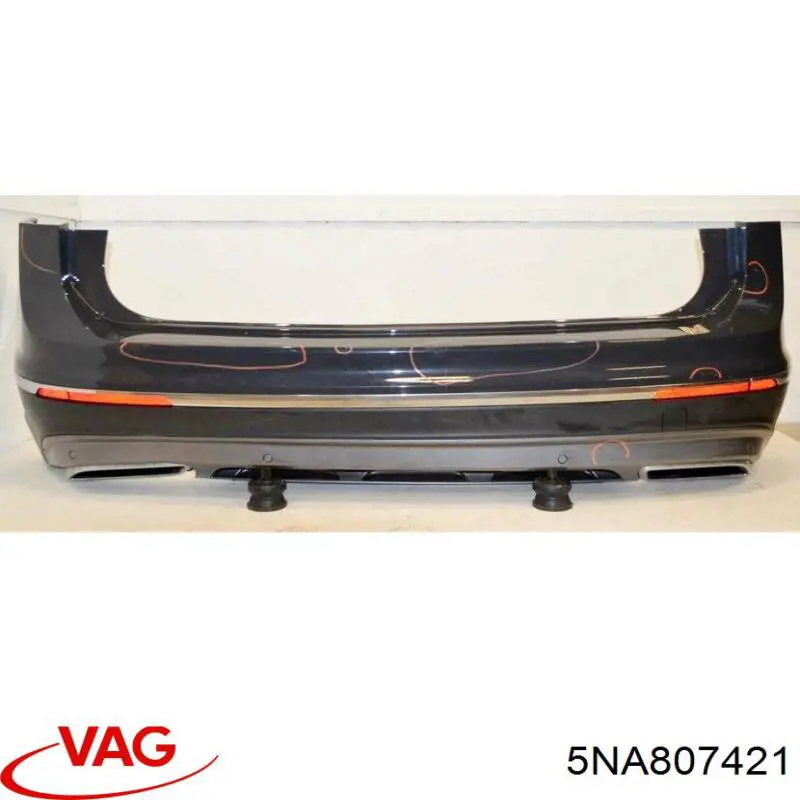 5NA807421 VAG Pára-choque traseiro