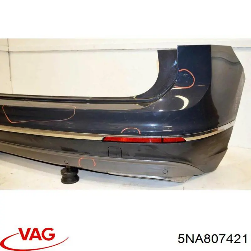 Pára-choque traseiro VAG 5NA807421 preço, a partir de 274,61 USD
