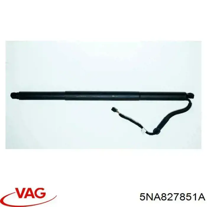 Compre 5NA827851A VAG Amortecedor de tampa de porta-malas (de 3ª/5ª porta traseira)