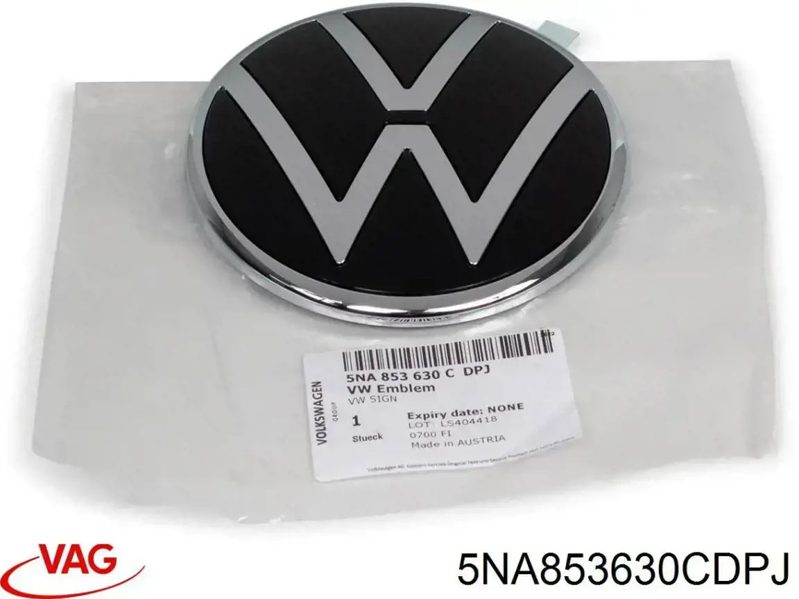 Emblema de tampa de porta-malas (emblema de firma) VAG 5NA853630CDPJ preço, a partir de 96,65 USD