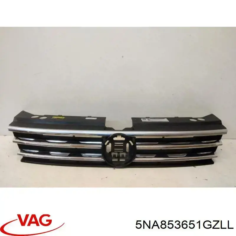 Compre 5NA853651GZLL VAG Grelha do radiador