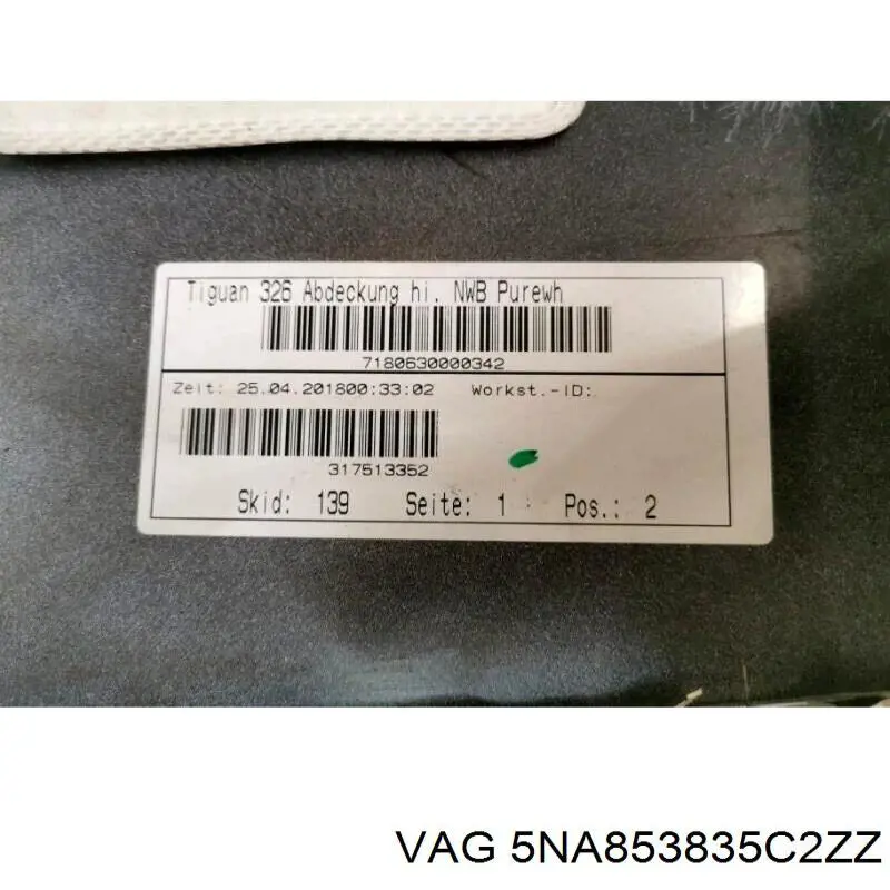 Compre 5NA853835C2ZZ VAG 