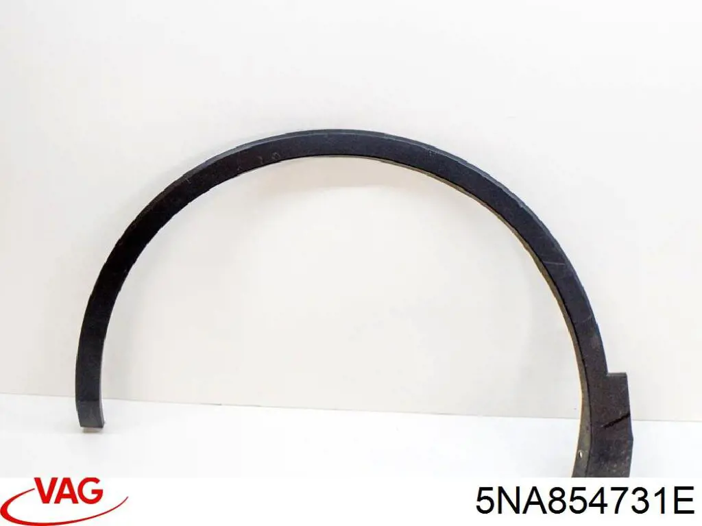 5NA854731E VAG Expansor (placa sobreposta) de arco do pára-lama dianteiro esquerdo