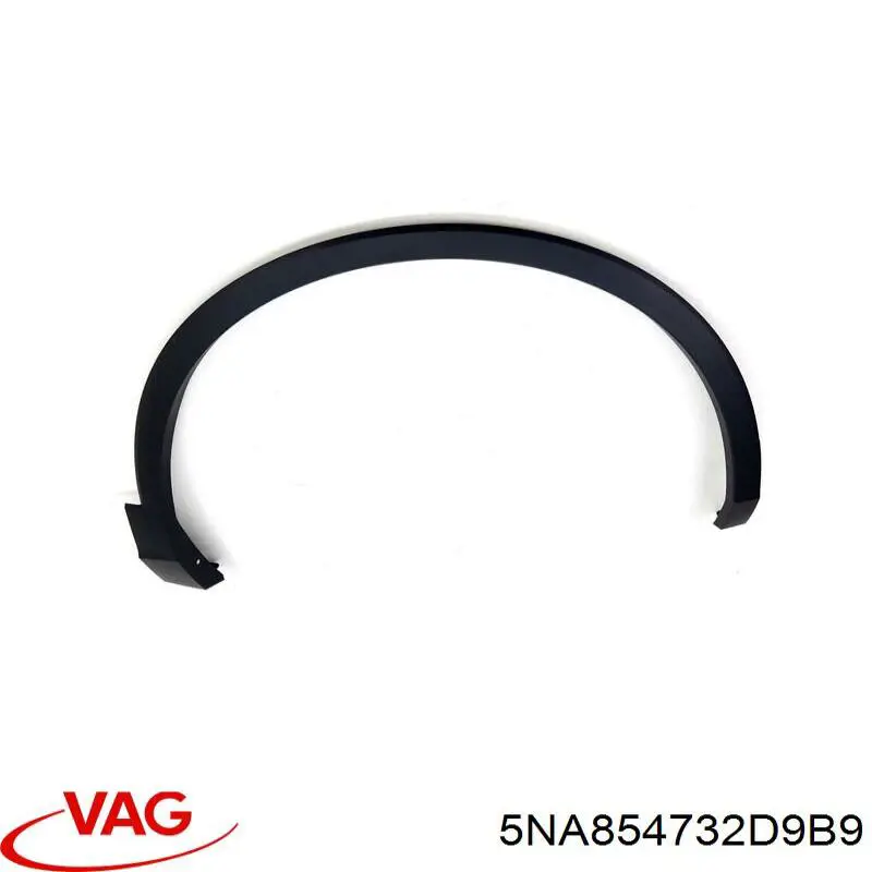 Expansor (placa sobreposta) de arco do pára-lama dianteiro direito VAG 5NA854732F9B9 preço, a partir de 63,28 USD