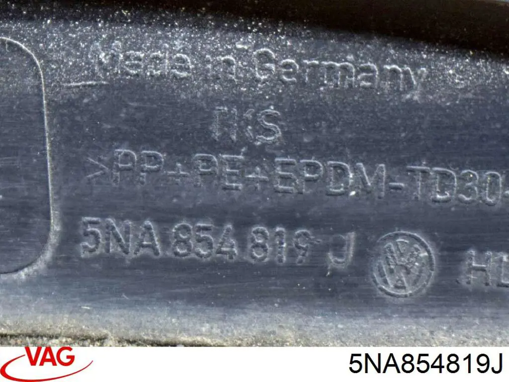 Compre 5NA854819B9B9 VAG Expansor direito (placa sobreposta) de arco do pára-lama traseiro