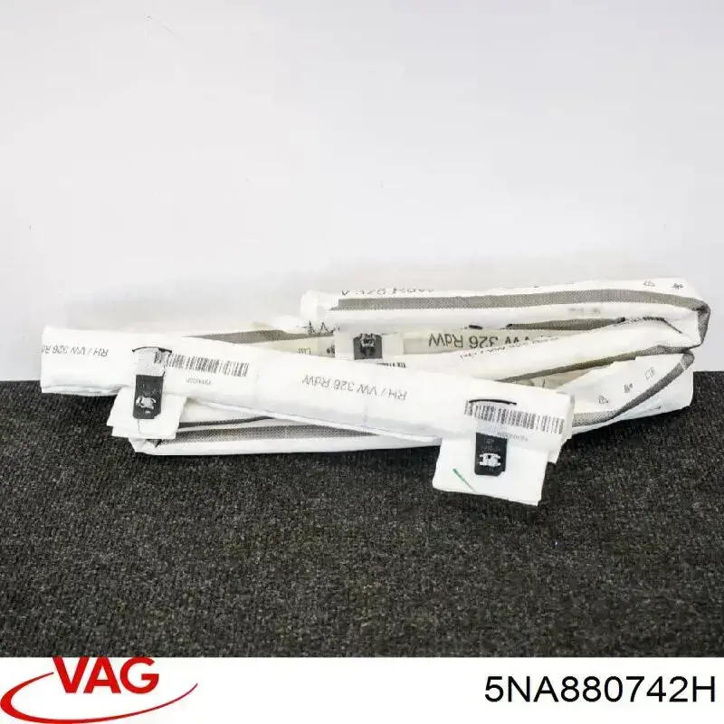 Cinto de segurança (AIRBAG) de estore lateral direito VAG 5NA880742H preço, a partir de 464,24 USD