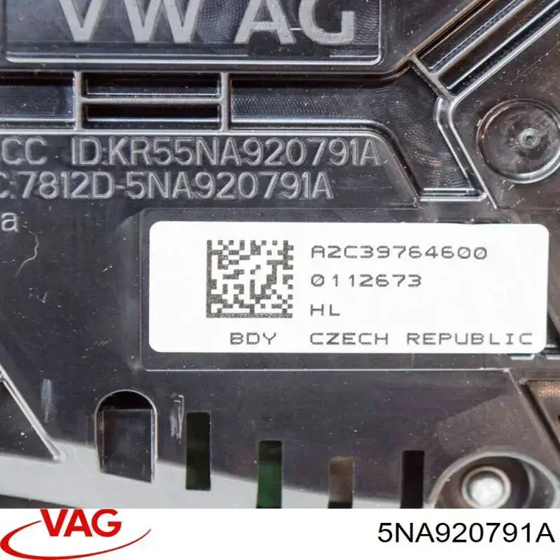 Compre 5NA920791A VAG Painel de instrumentos (quadro de instrumentos)