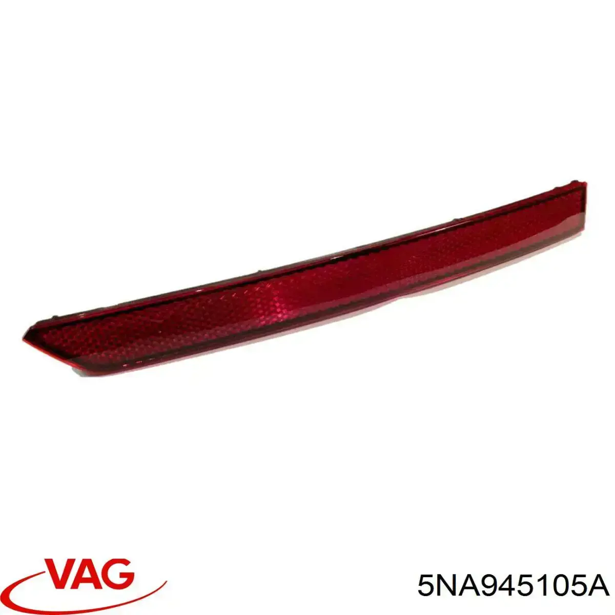 Retrorrefletor (refletor) do pára-choque traseiro esquerdo VAG 5NA945105 preço, a partir de 26,89 USD