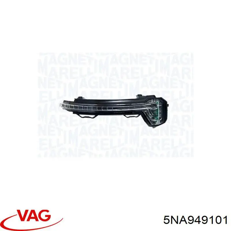 5NA949101 VAG Pisca-pisca de espelho esquerdo