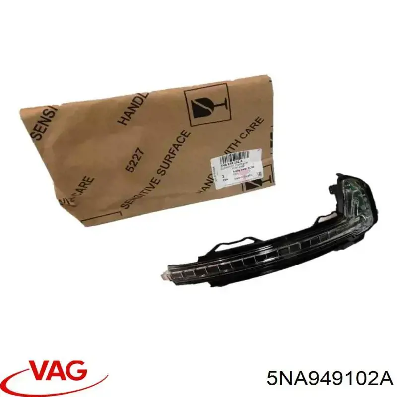 5NA949102A VAG Pisca-pisca de espelho direito