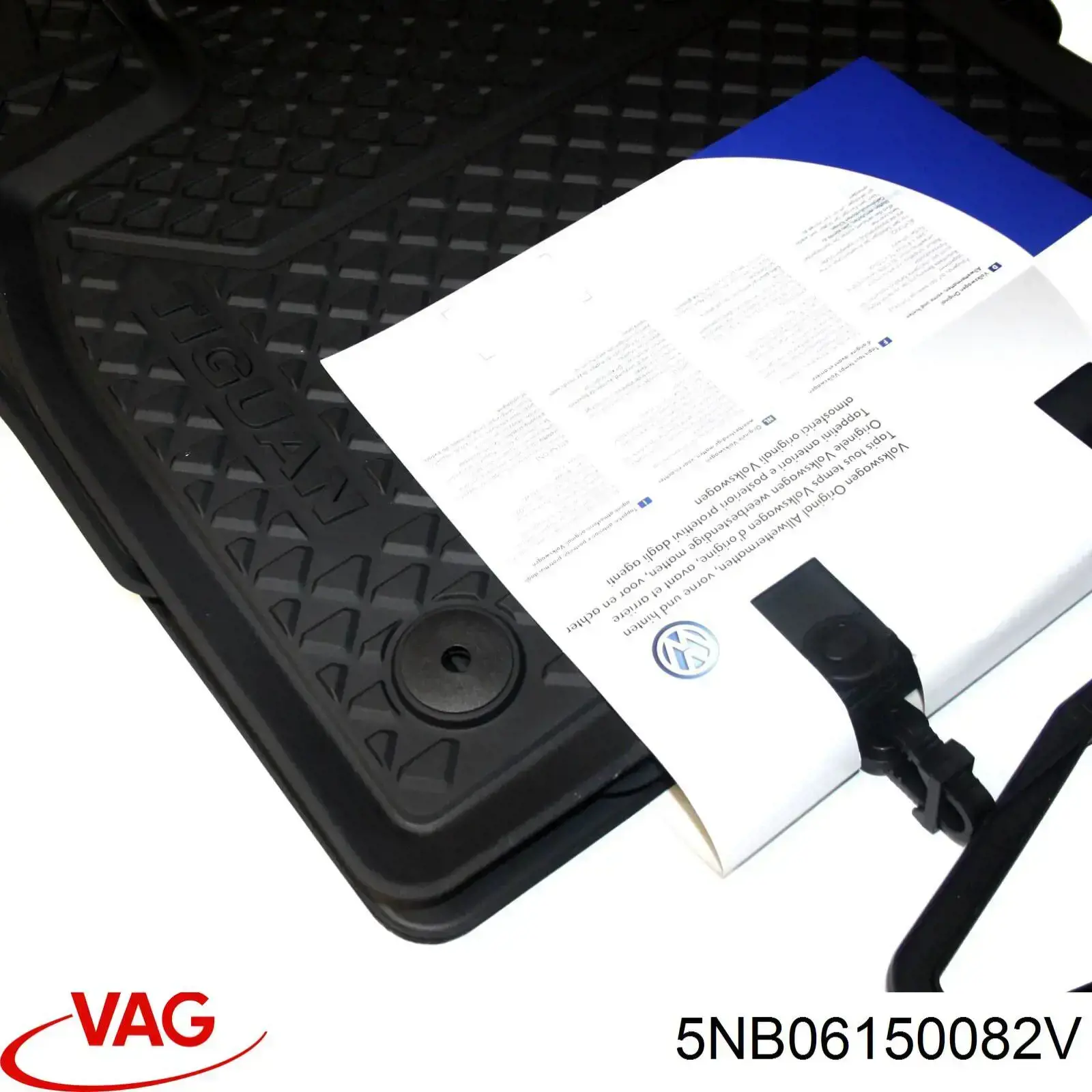 5NB06150082V VAG Tapetes dianteiros + traseiros, kit