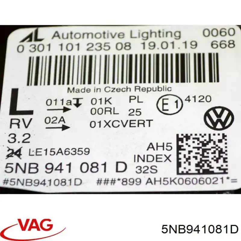 Compre 5NB941113A VAG Luz direita