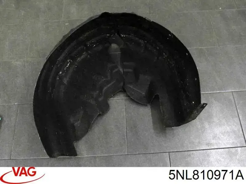 5NL810971A VAG Guarda-barras do pára-lama traseiro esquerdo