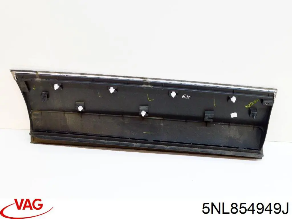 Moldura da porta traseira esquerda inferior VAG 5NL854949J preço, a partir de 253,86 USD