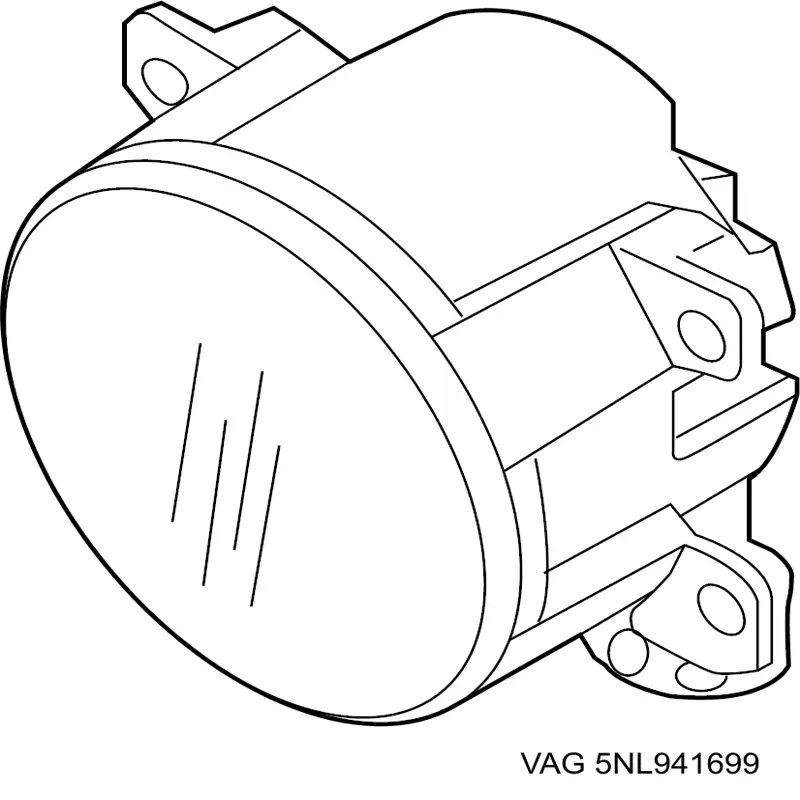 Luzes de nevoeiro esquerdas VAG 5NL941699 preço, a partir de 75,39 USD