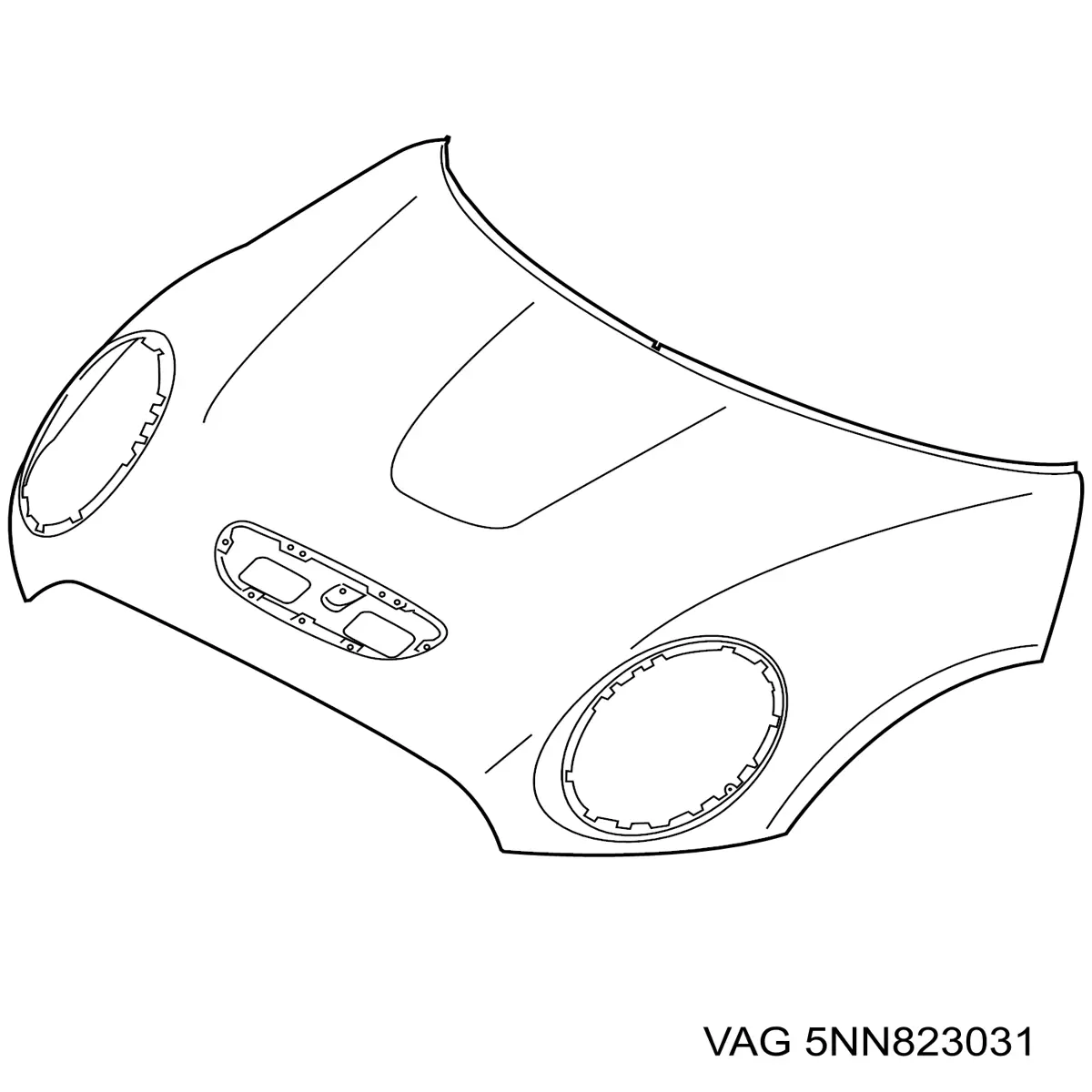 Capota VAG 5NG823031G preço, a partir de 422,97 USD