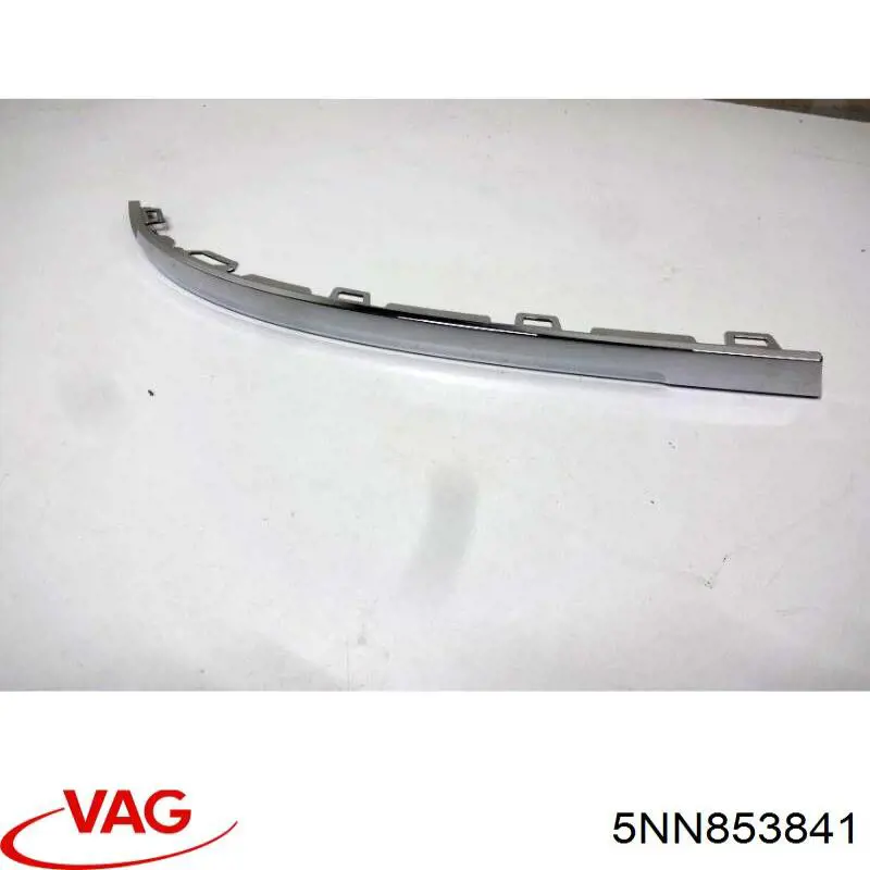 5NN853841 VAG Moldura esquerda do pára-choque traseiro