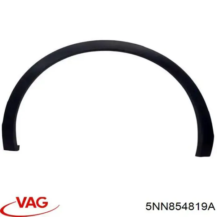 Expansor esquerdo (placa sobreposta) de arco do pára-lama traseiro VAG 5NN854819A preço, a partir de 51,02 USD