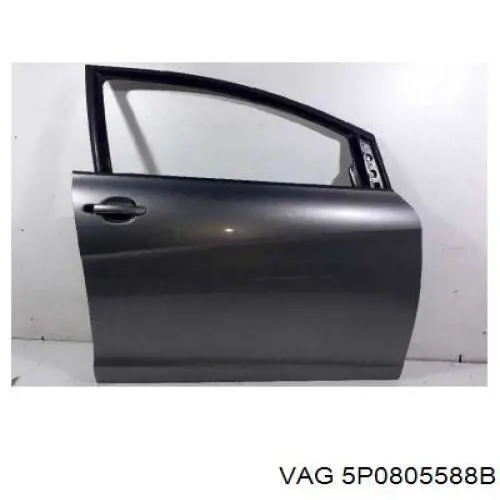 5P0805588B VAG Suporte do radiador montado (painel de montagem de fixação das luzes)